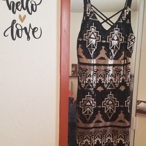 Sequined Party Dress